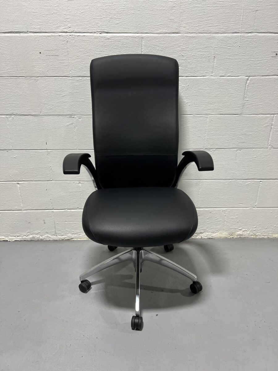 National Aurora High Back Knee Tilt Executive Chair - Used