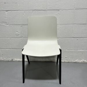 Davis Furniture White Modern Guest Chair - Used