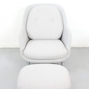 Fritz Hansen Fri Lounge Light Gray Chair - Used
