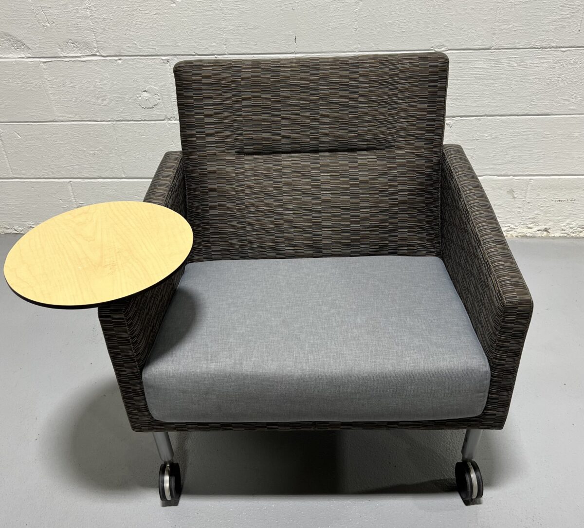 Steelcase Coalesse Sidewalk Highback Lounge Mobile Chair with Tablet - Used