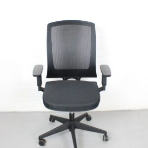 HON Lota Series Black Mesh Mid-Back Task Chair - Used