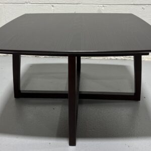 Dark Wood Square Lounge Coffee Table - Used