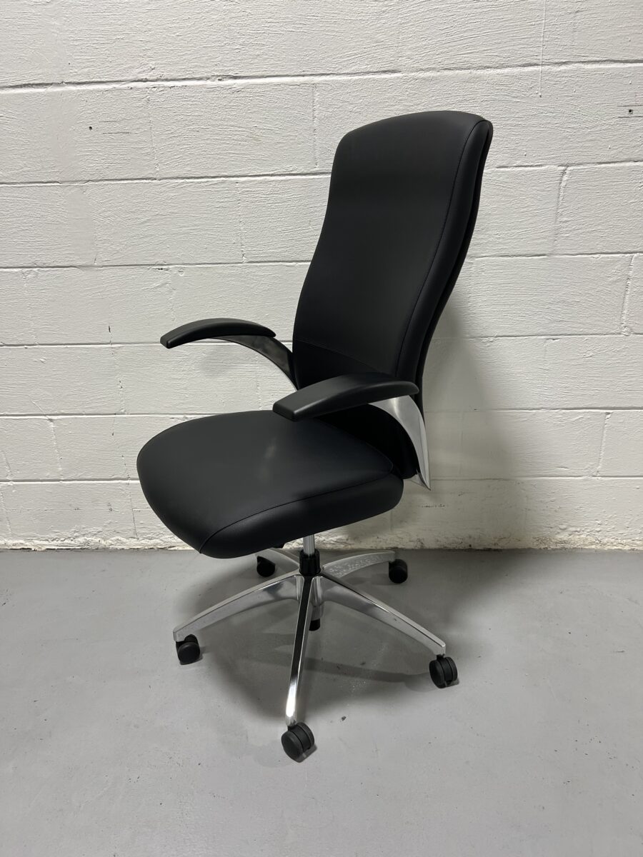 National Aurora High Back Knee Tilt Executive Chair - Used - Image 4