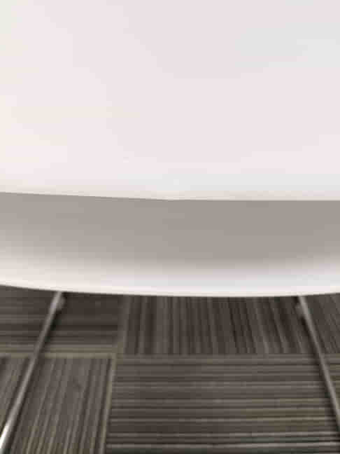 Allsteel Nimble White Side Chair - Used - Image 4