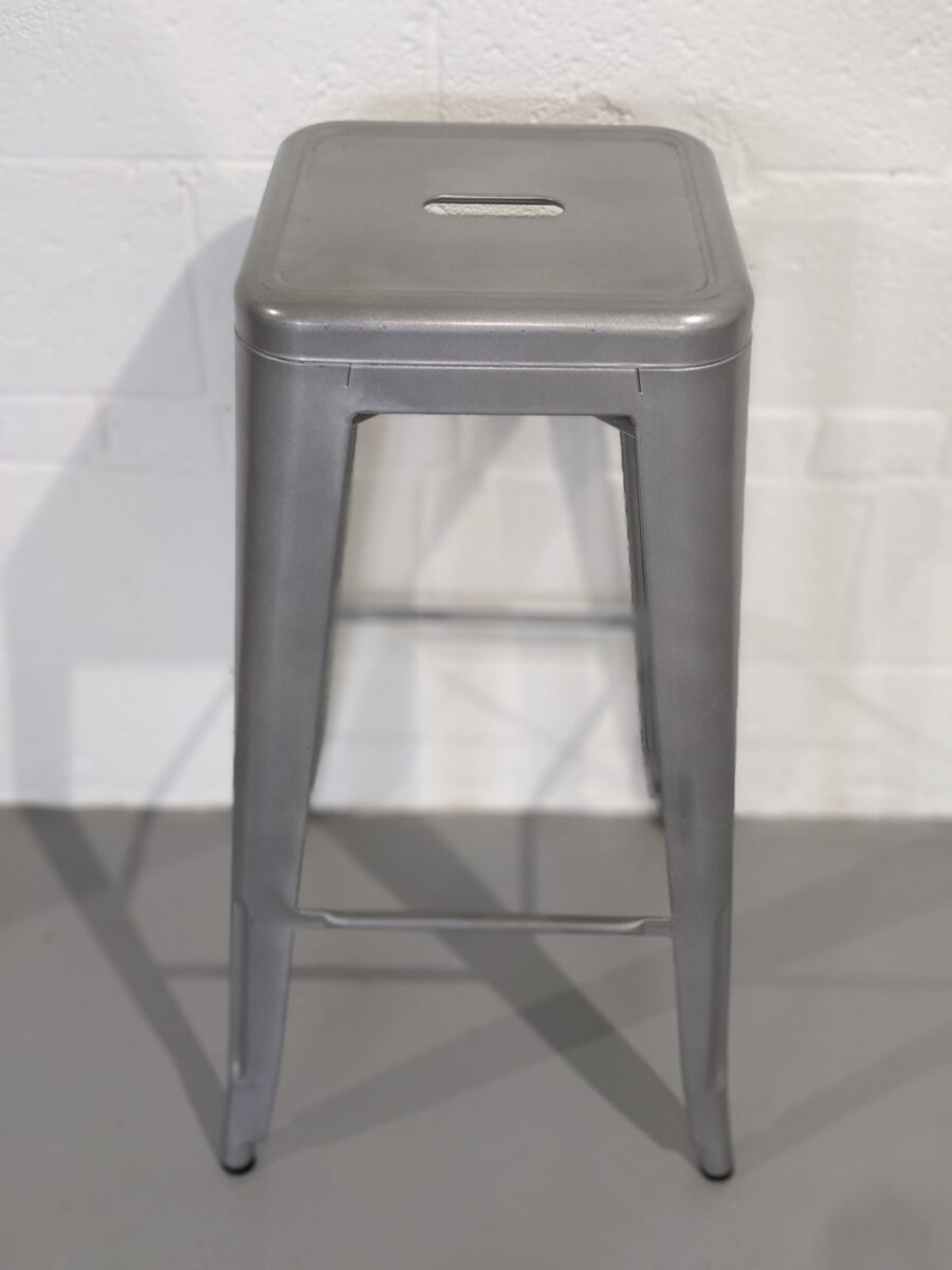 Metal Barstool Silver - Used