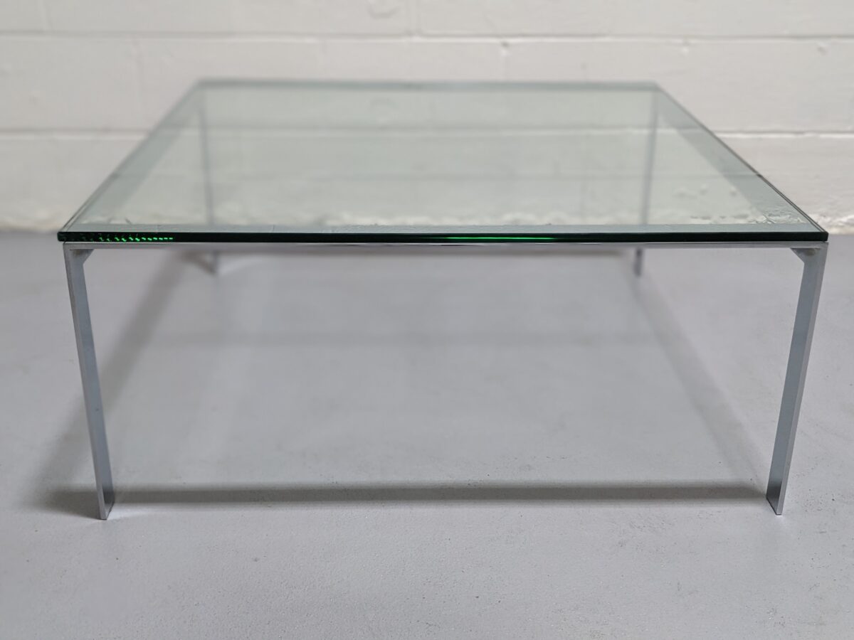 Steelcase Square Glass Coffee Table - Used - Image 3