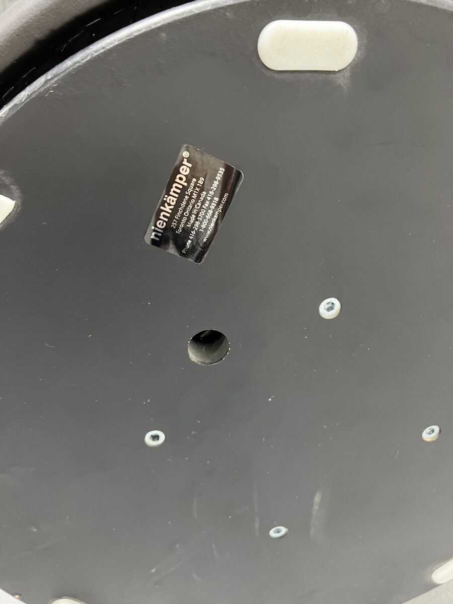 Nienkämper Dottie Round Leather Ottoman - Used - Image 4