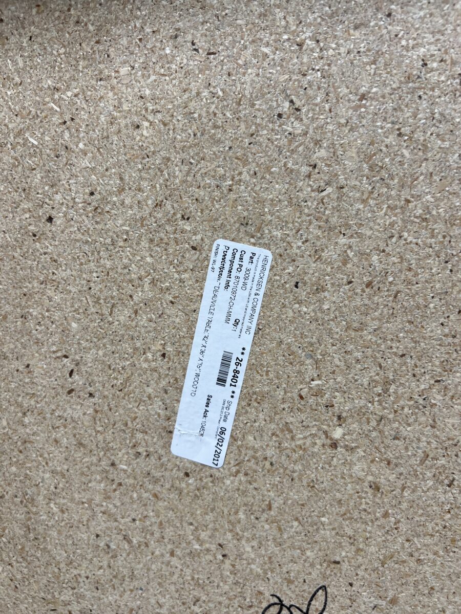 Bernhardt Design Tapered Leg Side Table - Used - Image 5