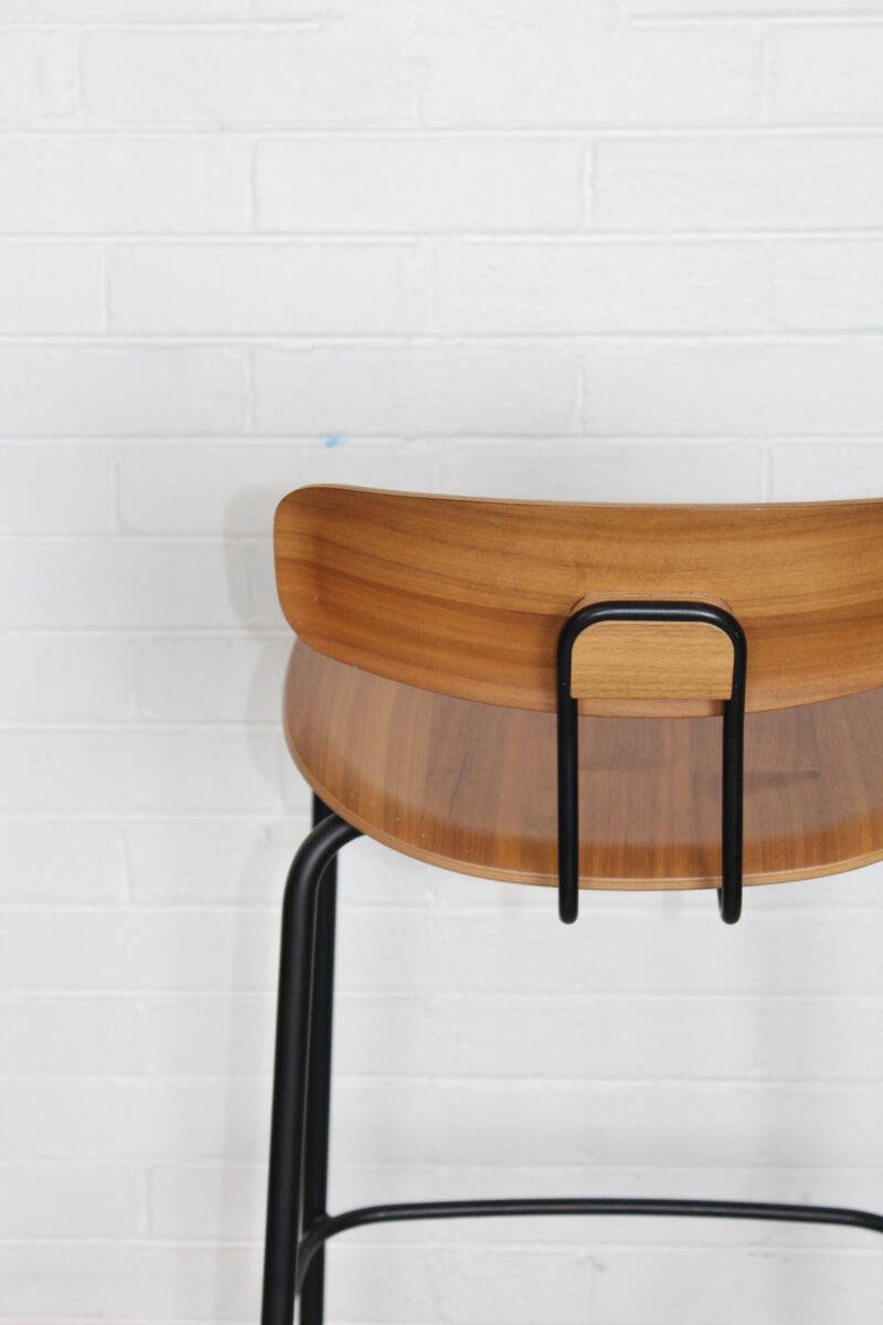 Wood and Steel Barstool - Used - Image 6