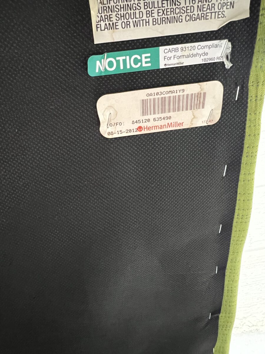 Herman Miller Swoop Armless Lounge Chair - Used - Image 7