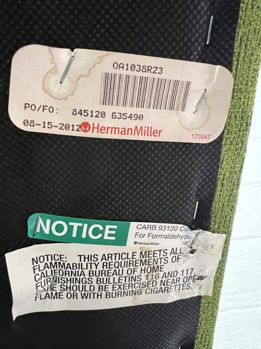 Herman Miller Swoop Armless Lounge Chair - Used - Image 7