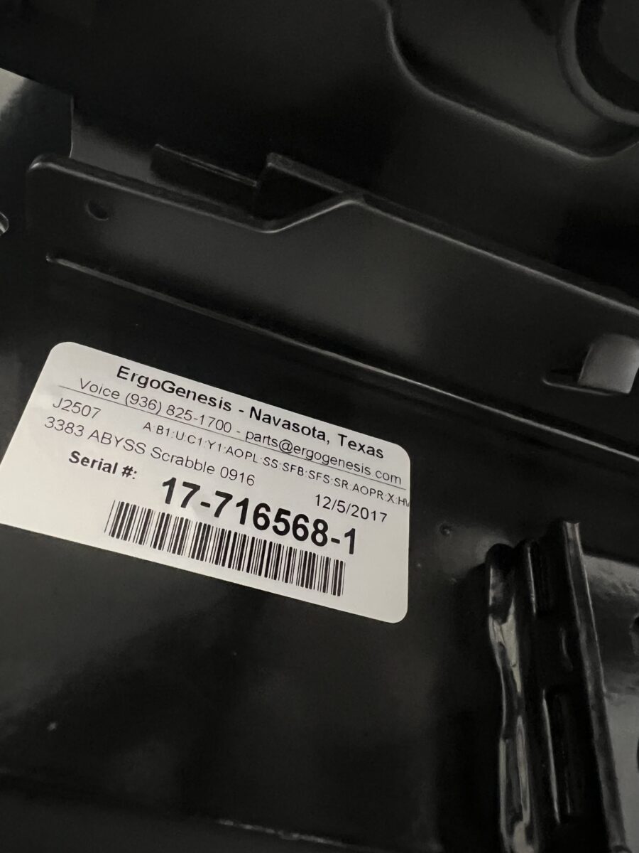 BodyBilt Armless Ergonomic Task Chair by ErgoGenesis - Used - Image 8