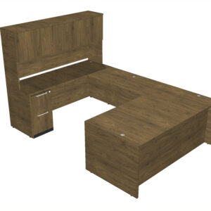 Homegrown U-Shape Desk + Hutch (Multiple Colors Available)