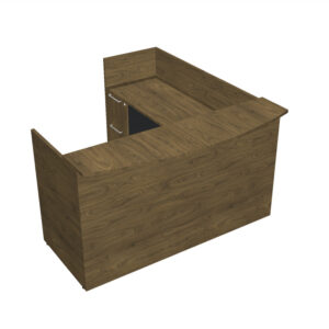 Homegrown L-Shape Reception Desk (Multiple Colors Available)
