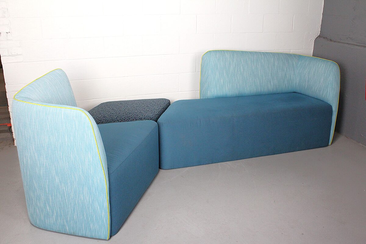 Allsteel Park Collection Settee Sectional L-Shaped Sofa