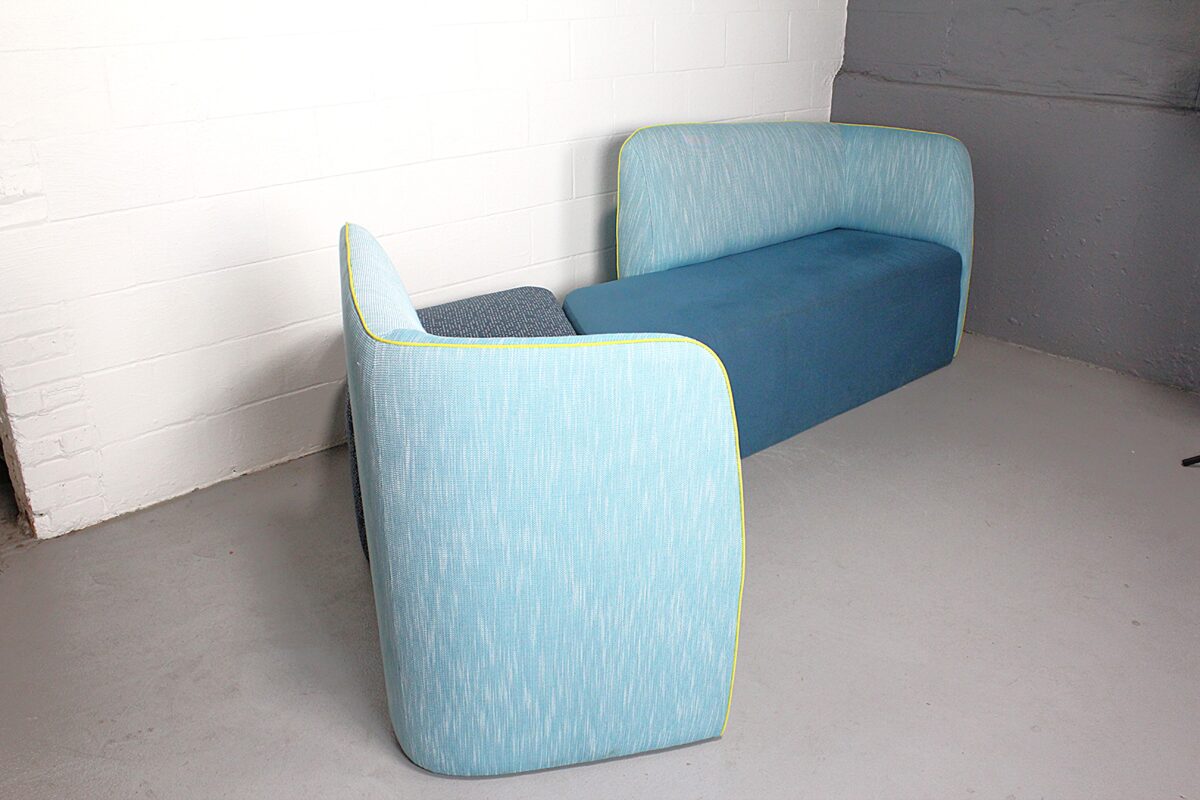 Allsteel Park Collection Settee Sectional L-Shaped Sofa - Image 11