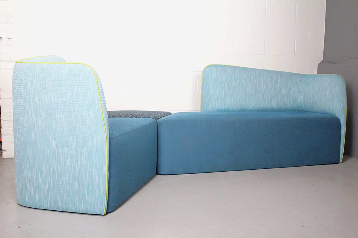 Allsteel Park Collection Settee Sectional L-Shaped Sofa - Image 10