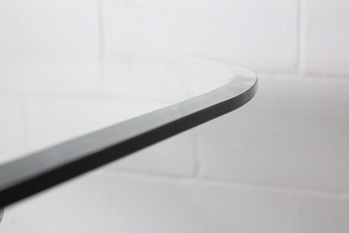 48'' Round Glass Table - Used - Image 5