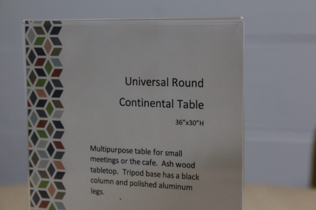 Universal Round Continental Table - Used - Image 7