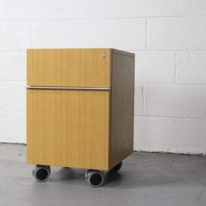 Mobile Pedestal with Locking Drawers - Used