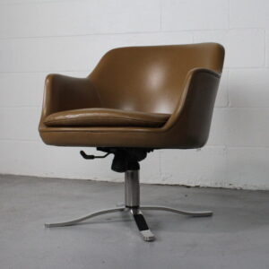 Nicos Zographos Leather Swivel Desk Chair - Used