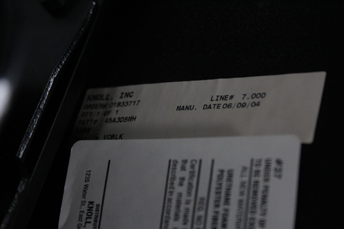 Knoll Sapper Office Chair Black - Used - Image 7