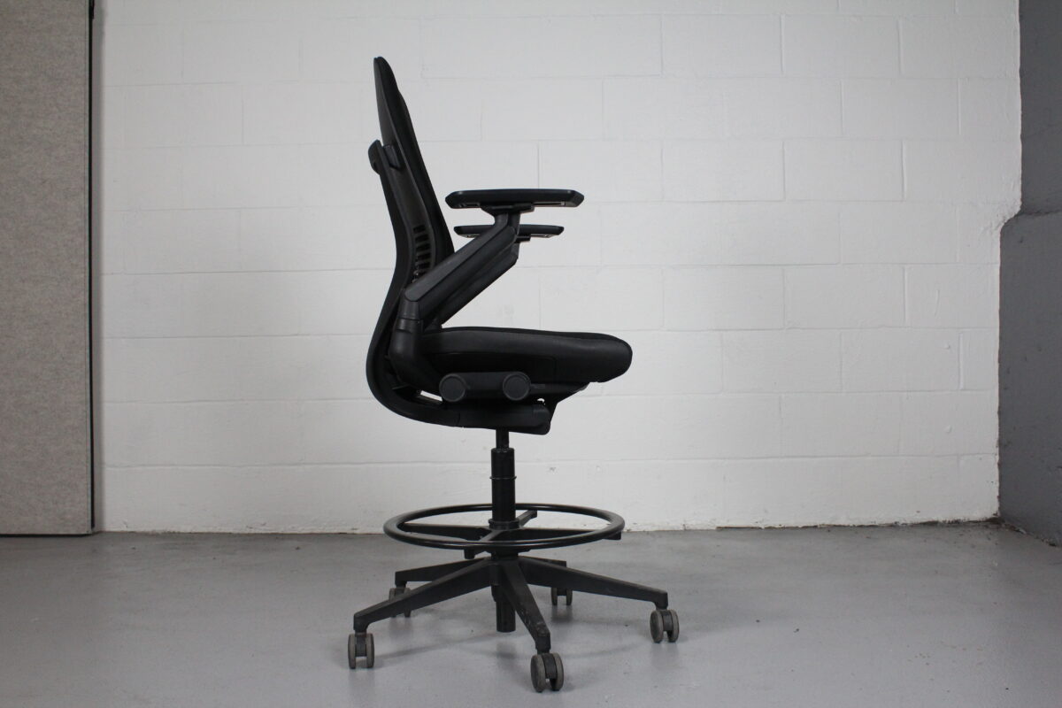 Steelcase Gesture Drafting Chair with Foot Ring - Used - Image 5