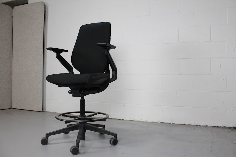 Steelcase Gesture Drafting Chair with Foot Ring - Used - Image 6