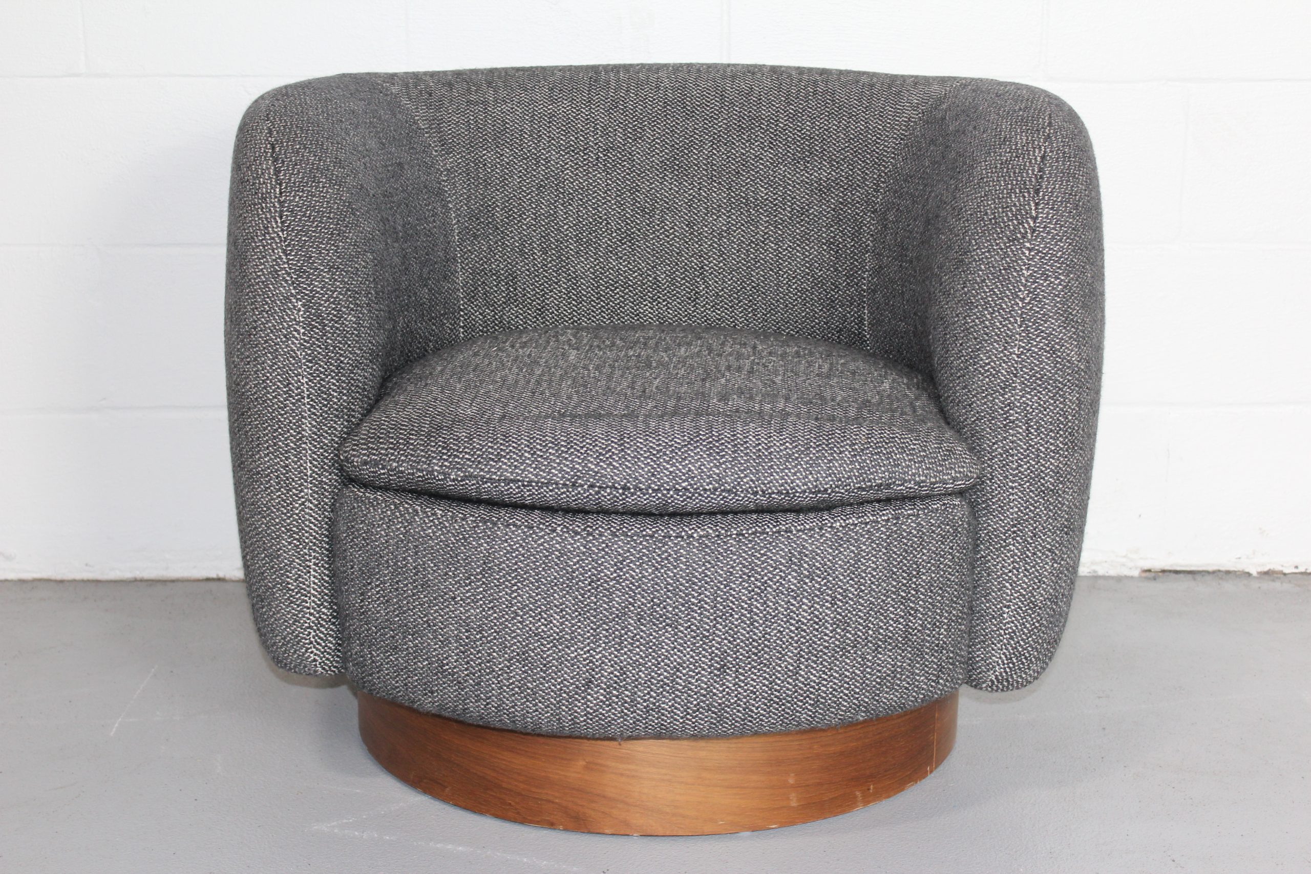 CB2 Muir Swivel Chair Hatch - Used