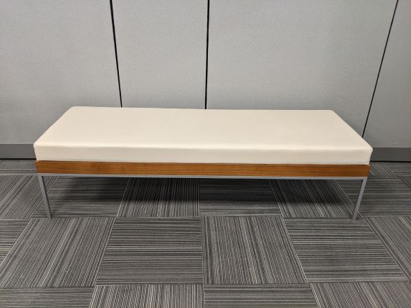 Nucraft 72" Leather Bench - Used