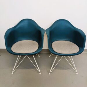 Herman Miller Eames Molded Plastic Armchairs (Pair) - Used