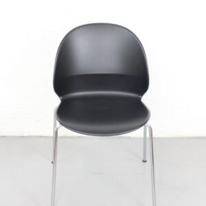 Fritz Hansen N02 Recycle Black Side Chair- Used