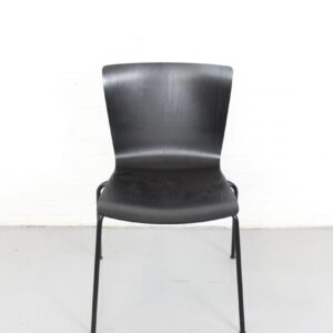 Fritz Hansen Vico Duo Black Stacking Chair - Used