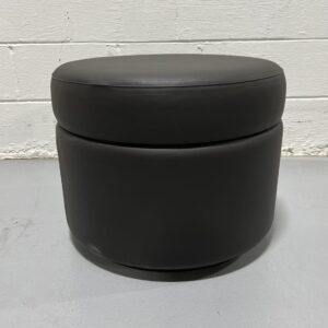 Nienkämper Dottie Round Leather Ottoman - Used