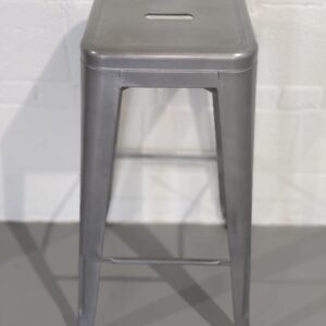 Metal Barstool Silver - Used