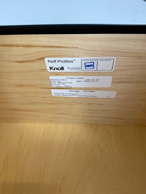 Knoll Narrow Mobile Storage Pedestal - New - Image 8