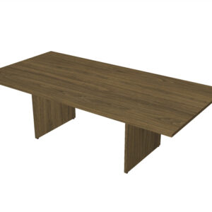 Homegrown Rectangular Conference Table with Panel Base (Multiple Colors Available)