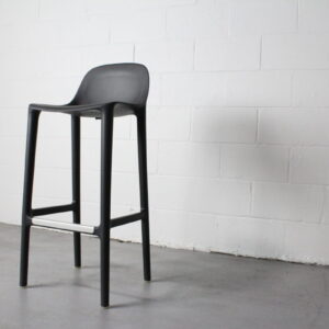 Emeco and Starck Broom Bar Stool Black - Used