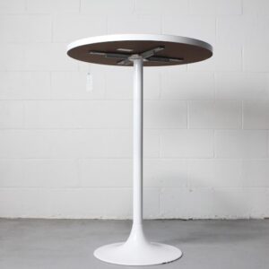 White Tulip Pedestal Table - Used