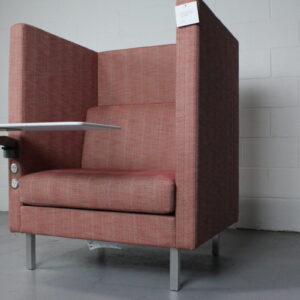 Nienkämper Tuxedo High Back Privacy Chair with Tablet & Power - Used