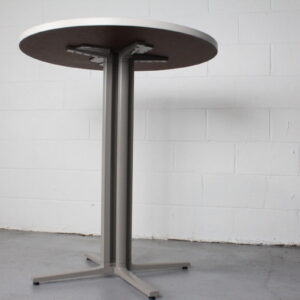 Round Bar Table White - Used