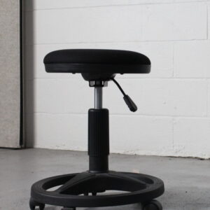 Black Rolling Stool - Used