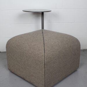 Teknion Bonds Freestanding Single Bloc with Side Table - Used